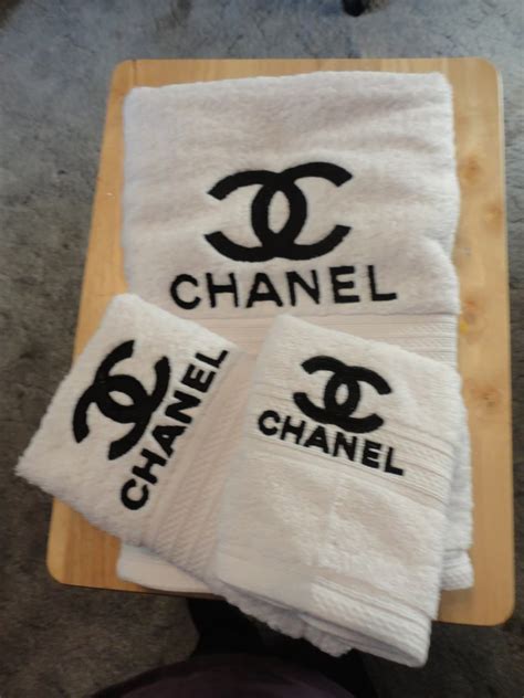 chanel towels bath